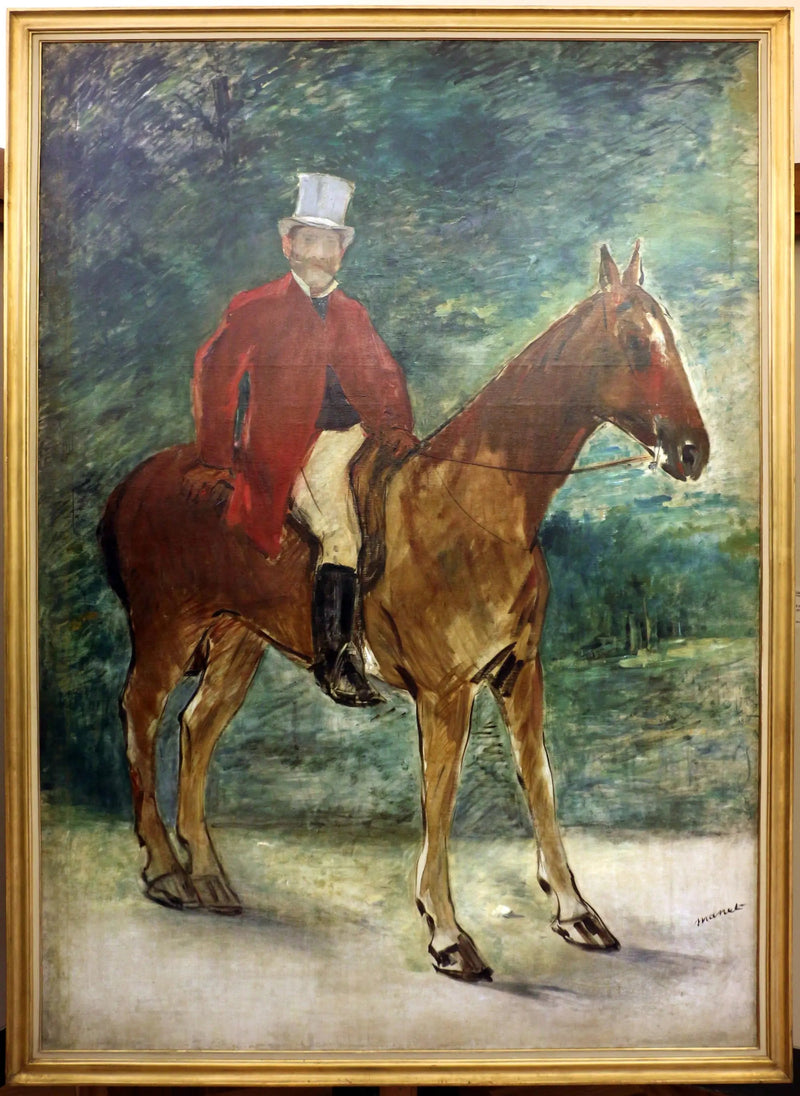 Portrett av M. Arnaud til hest - Édouard Manet