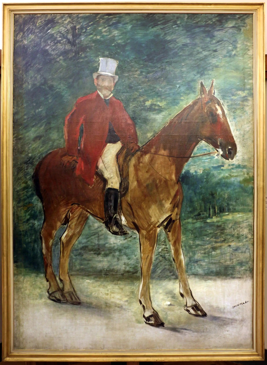 Portrett av M. Arnaud til hest - Édouard Manet