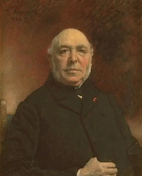 Portrett av Mr. Delarue, arkitekt - Léon Bonnat