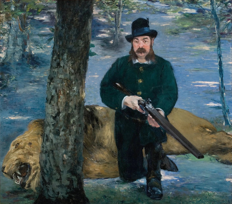 Portrett av M. Pertuiset, løvenjeger - Édouard Manet