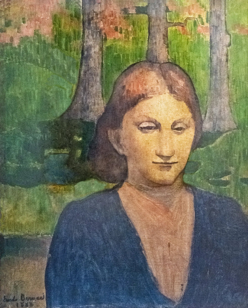 Portrett av søsteren min Madeleine - Émile Bernard