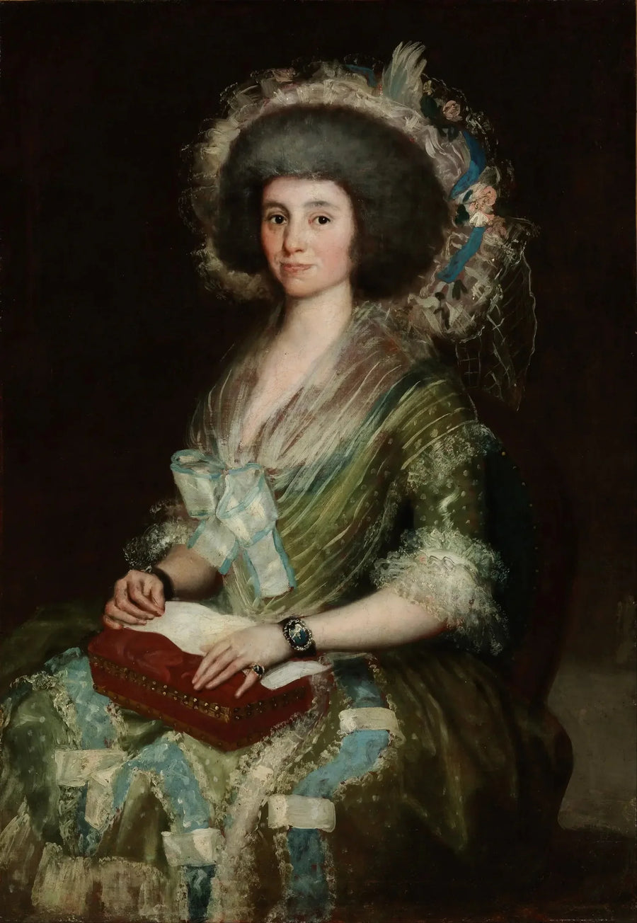 Portrett av Madame Ceán Bermudez - Francisco de Goya