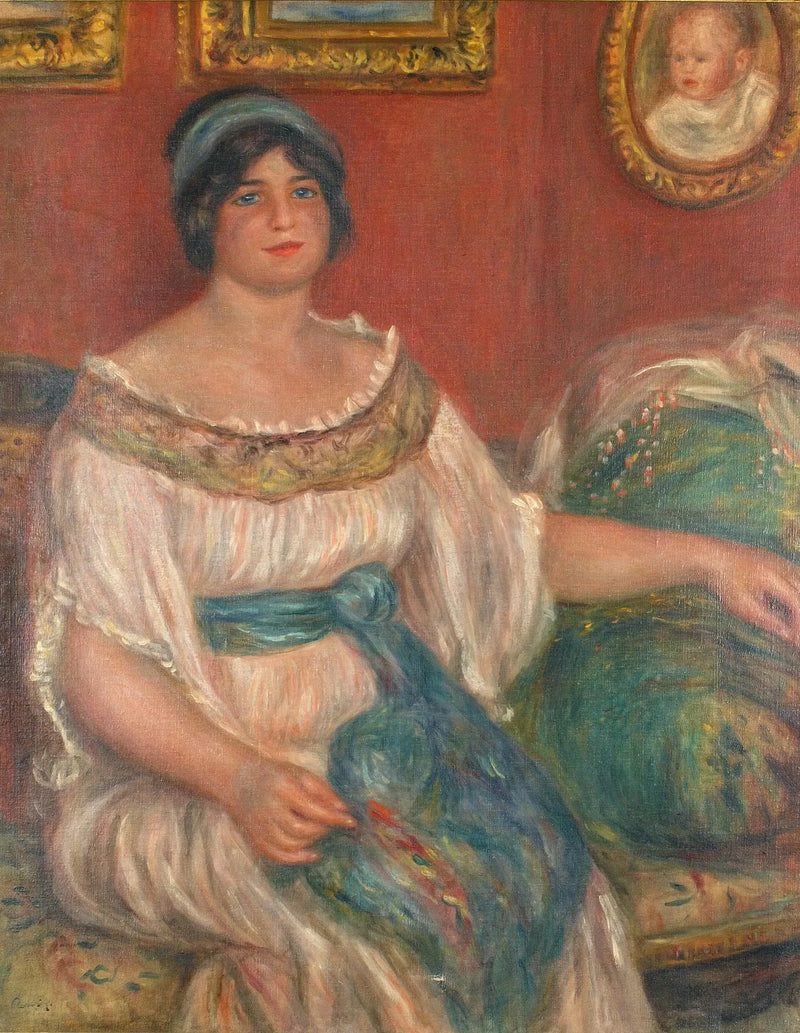 Portrett av Madame Colonna Romano - Pierre-Auguste Renoir