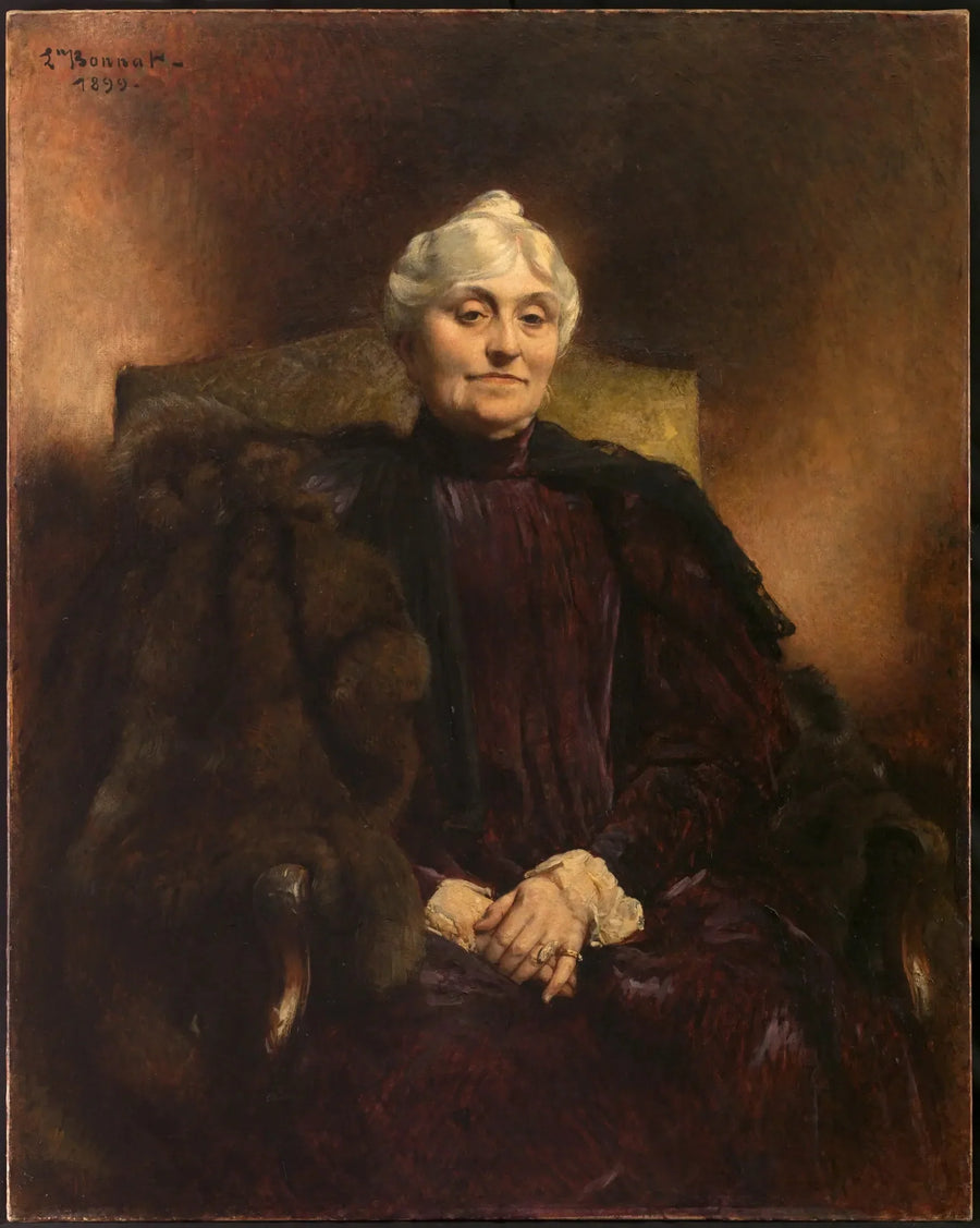 Portrett av Madame Dubernet - Léon Bonnat