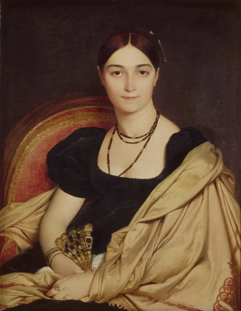 Portrett av Madame Duvaucey - Jean-Auguste-Dominique Ingres