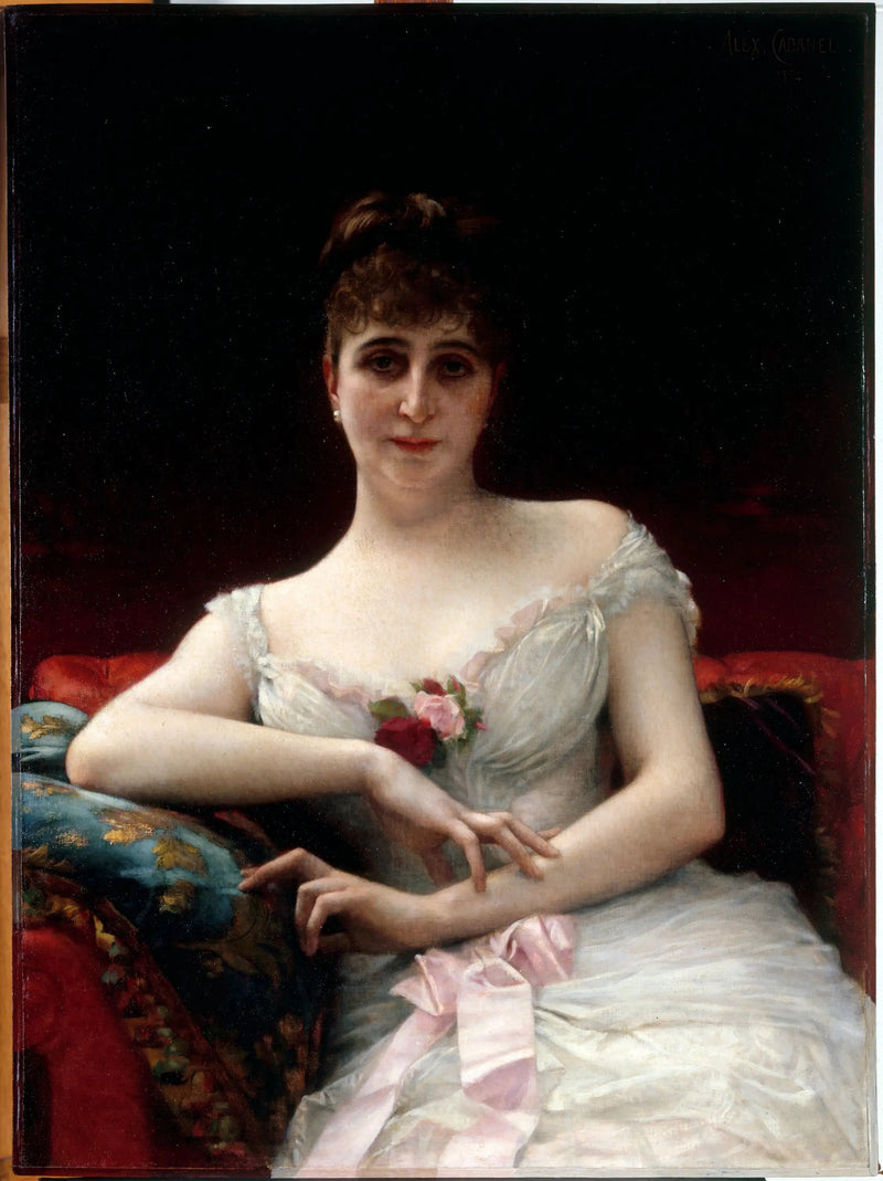 Portrett av Madame Edouard Hervé - Alexandre Cabanel

Source:
Portrait de Madame Edouard Hervé - Alexandre Cabanel