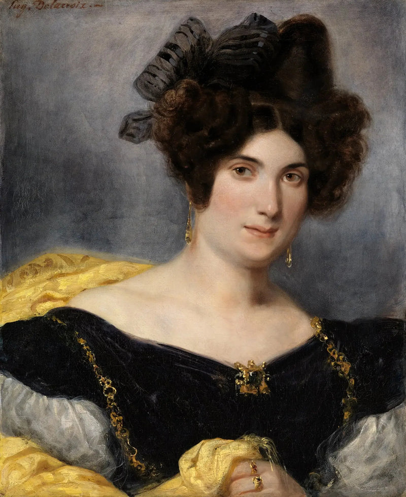 Portrett av Madame François Simon - Eugène Delacroix