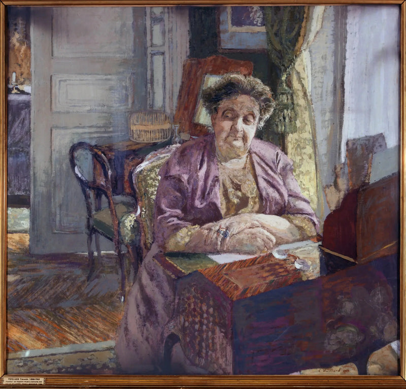 Portrett av Madame Frantz Jourdain - Édouard Vuillard