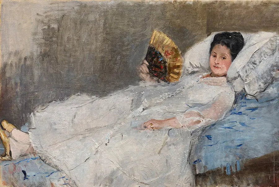 Portrett av fru Hubbard - Berthe Morisot