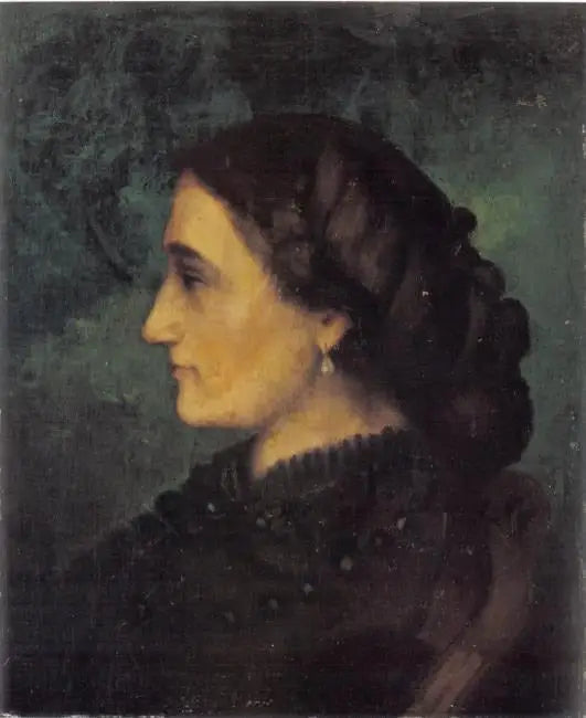 Portrett av Madame Joliclerc - Gustave Courbet