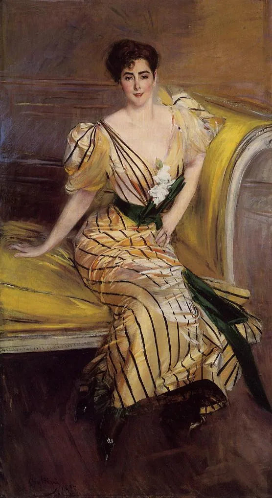 Portrett av Madame Joséphine Alvear de Errazuriz - Giovanni Boldini