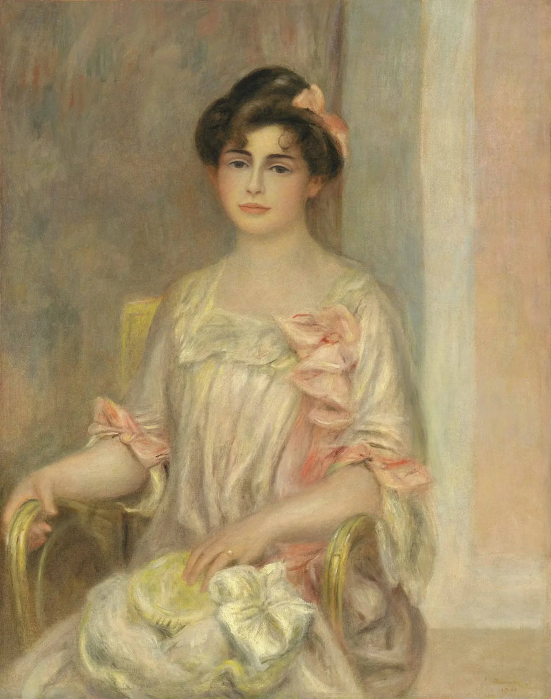 Portrett av Madame Josse Bernheim-Dauberville - Pierre-Auguste Renoir