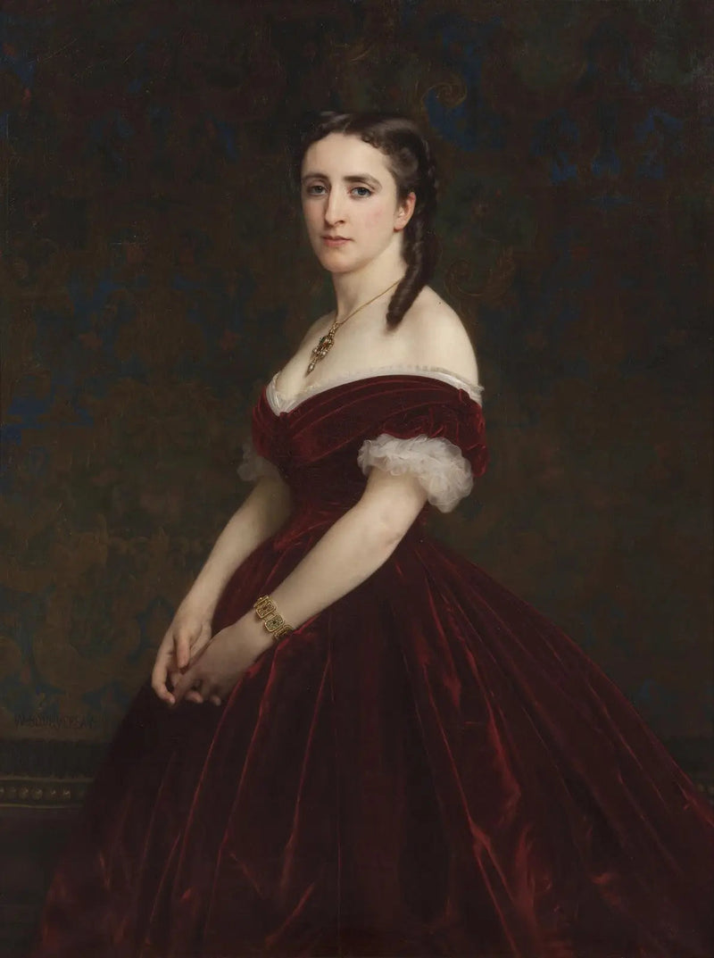 Portrett av Madame vicomtesse de Chabrol - Bouguereau