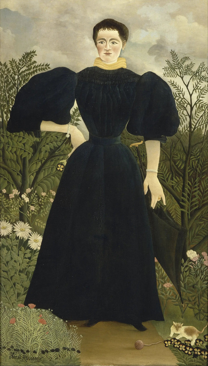 Portrett av Madame M. - Henri Rousseau