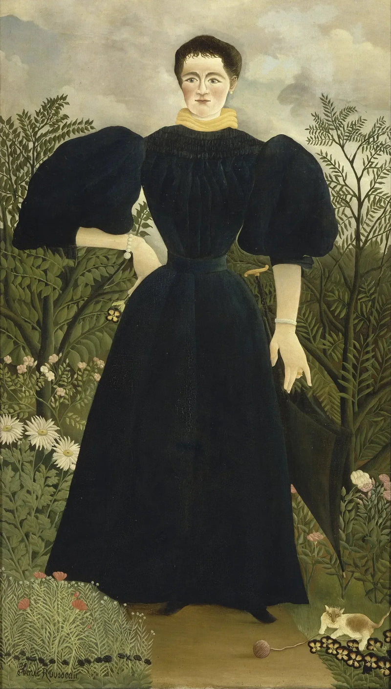 Portrett av Madame M. - Henri Rousseau