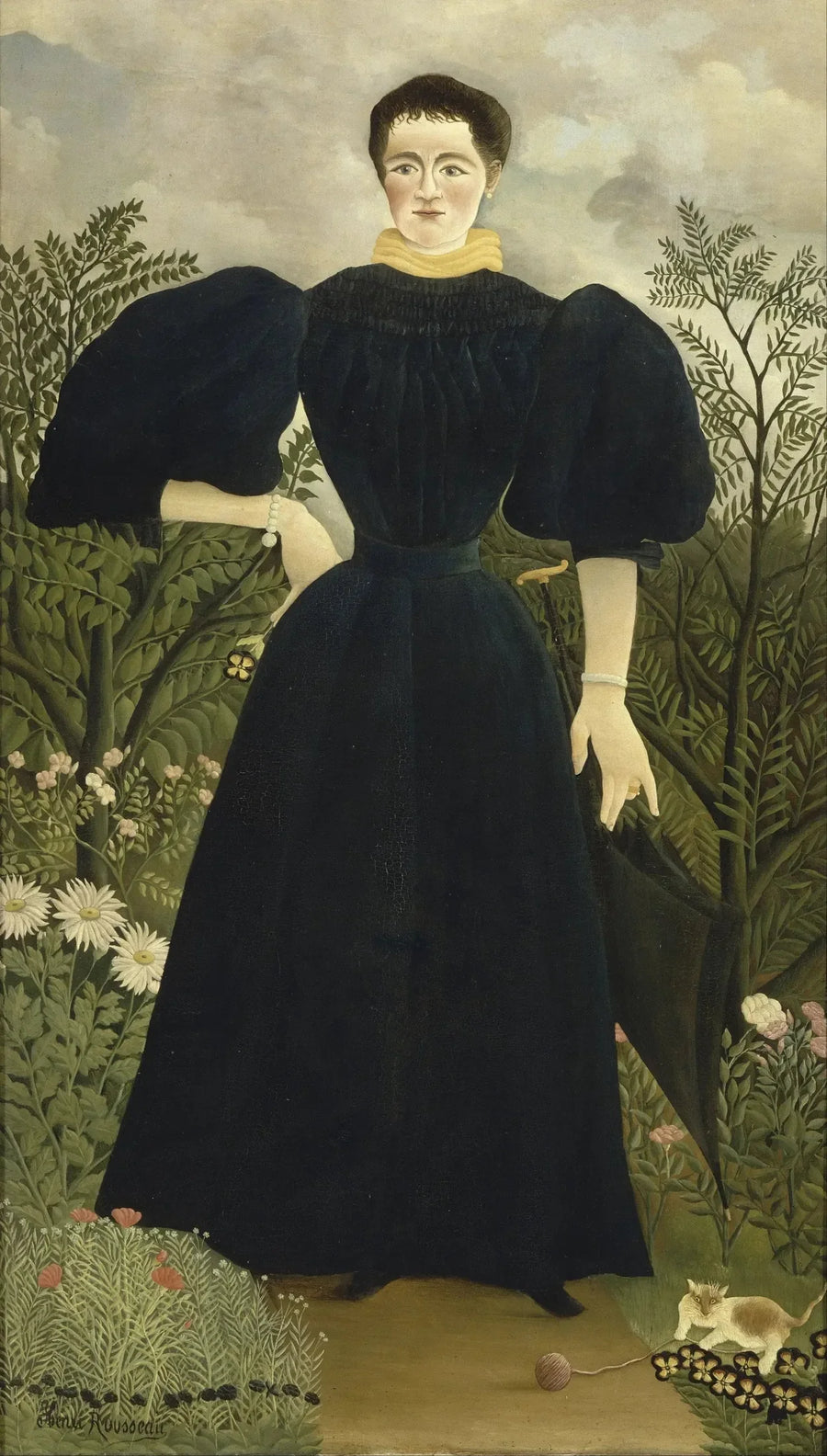 Portrett av Madame M. - Henri Rousseau