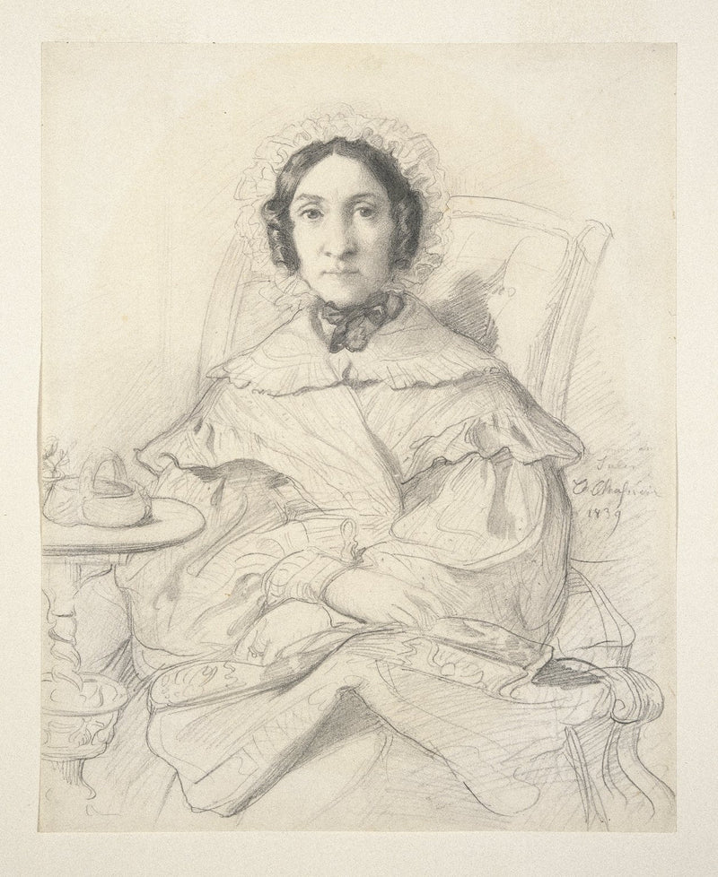 Portrett av Madame Monnerot - Théodore Chassériau