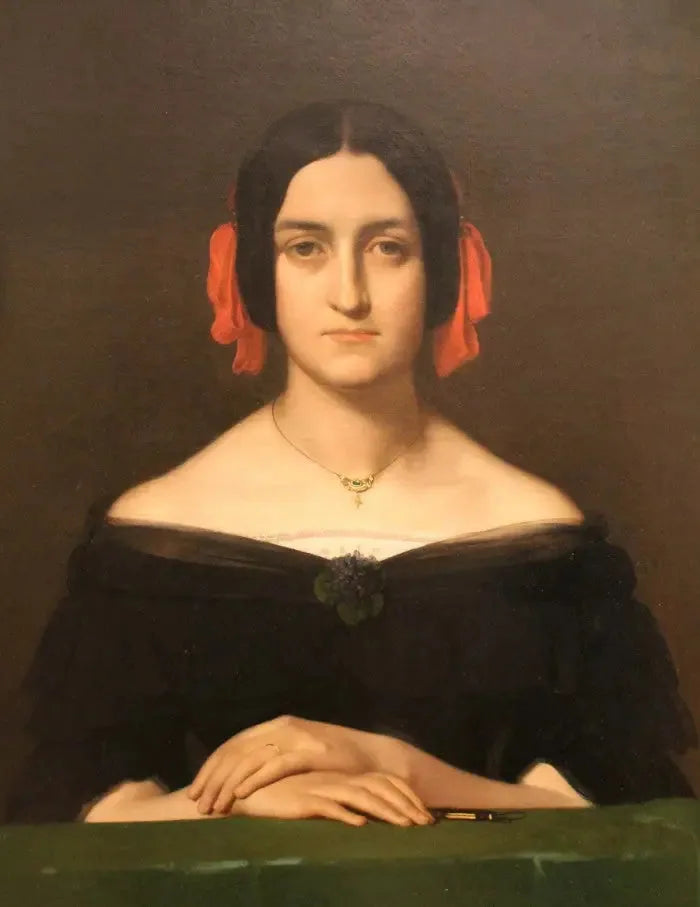 Portrett av Madame Oudiné - Hippolyte Flandrin