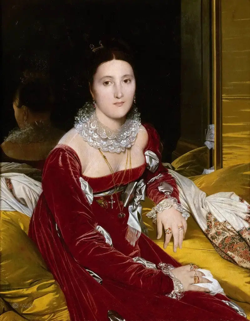 Portrett av Madame de Senonnes - Jean-Auguste-Dominique Ingres