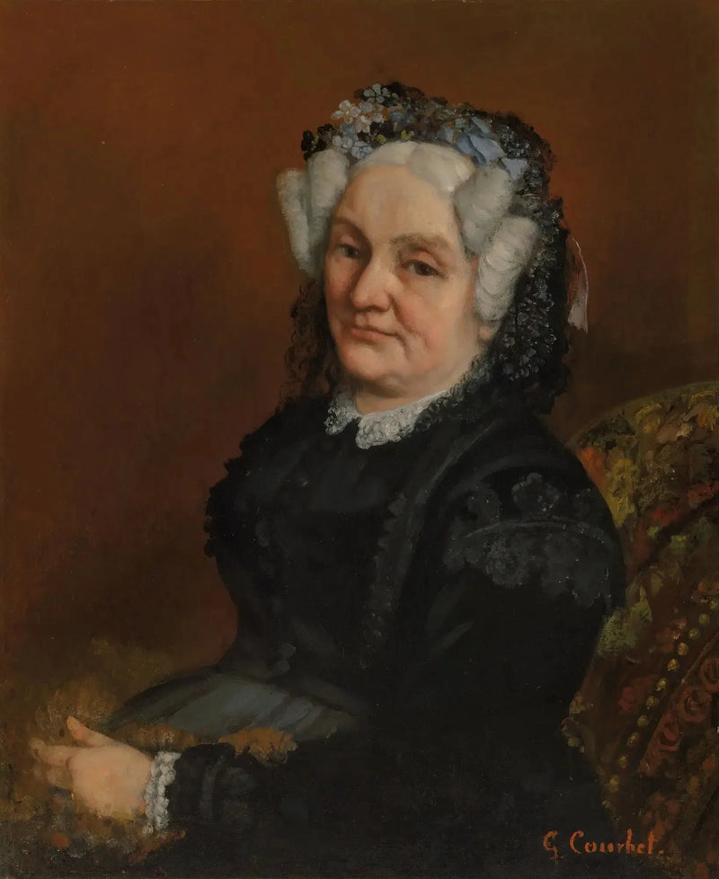 Portrett av Madame Sophie Loiseau - Gustave Courbet