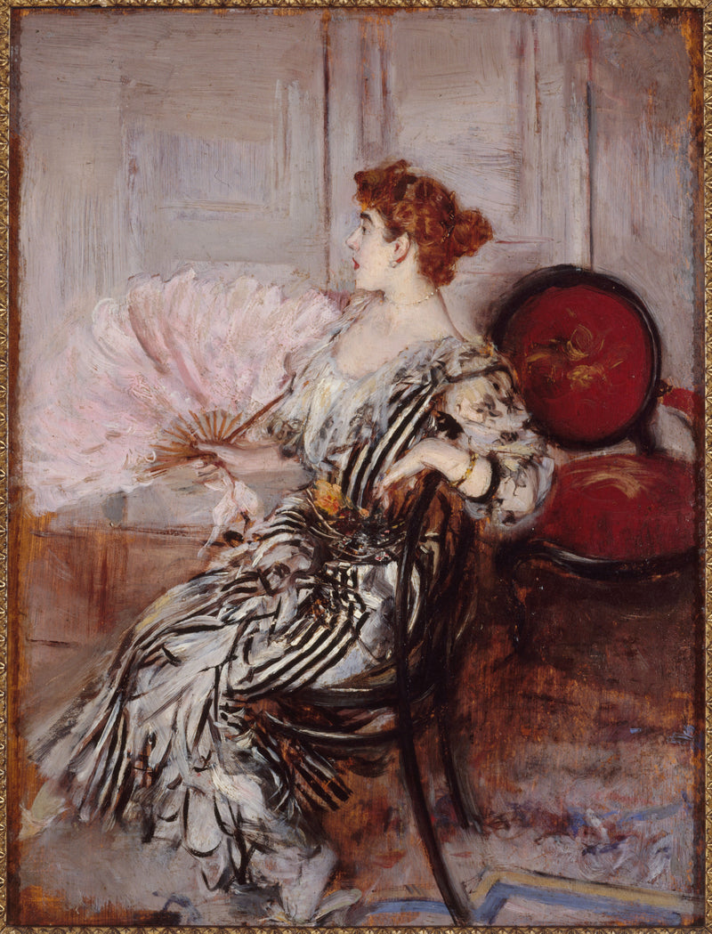 Portrett av Madame Torri, danserinne ved Operaen - Giovanni Boldini
