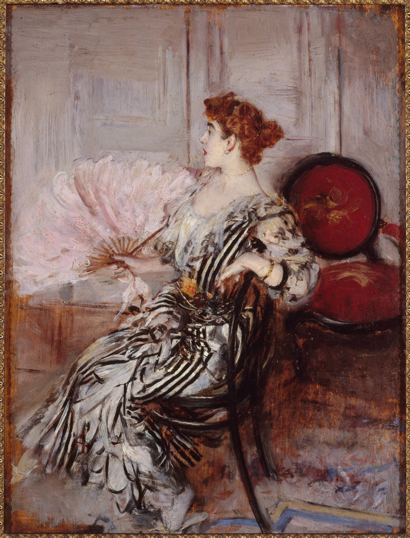 Portrett av Madame Torri, danserinne ved Operaen - Giovanni Boldini