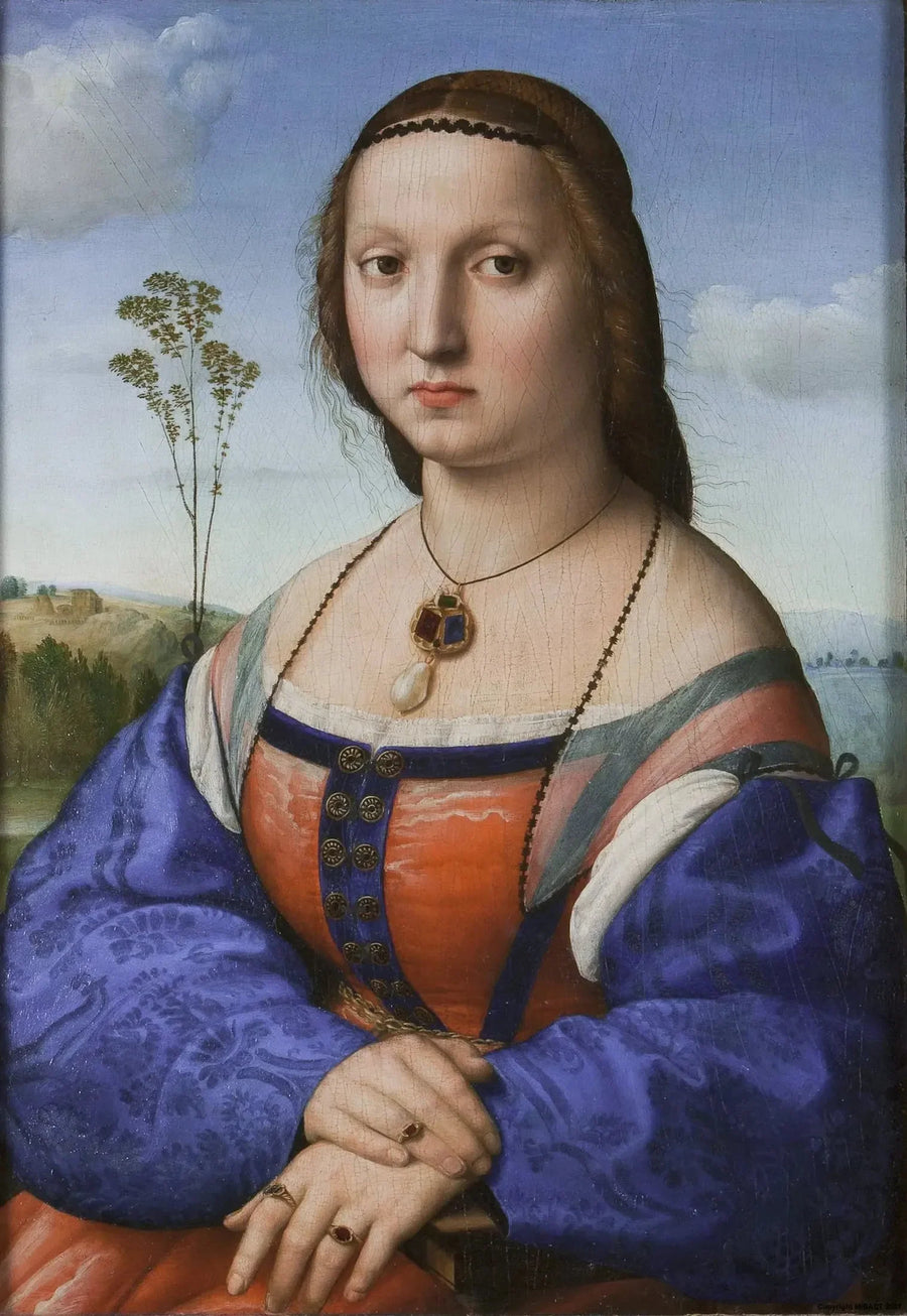 Portrett av Maddalena Doni - Raphael Sanzio