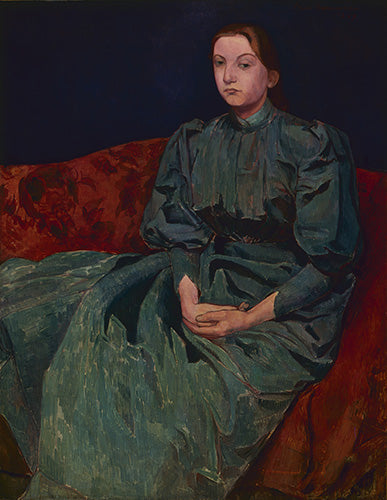 Portrett av Madeline, kunstnerens søster - Émile Bernard