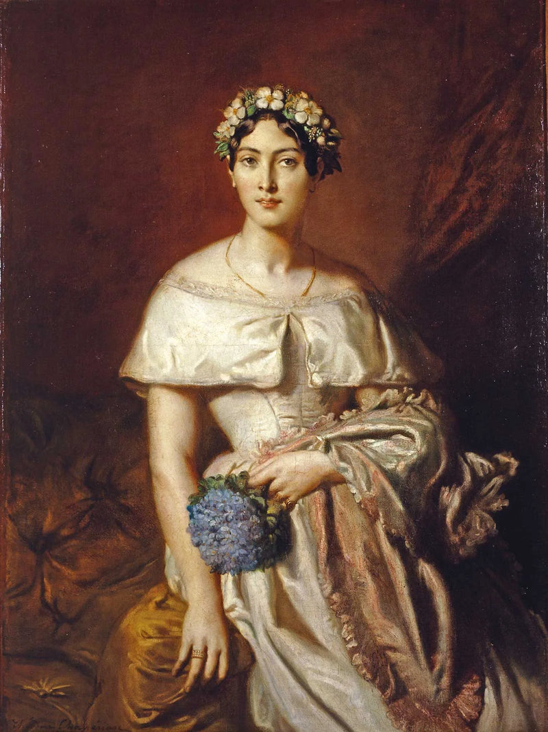 Portrett av frøken de Cabarrus - Théodore Chassériau