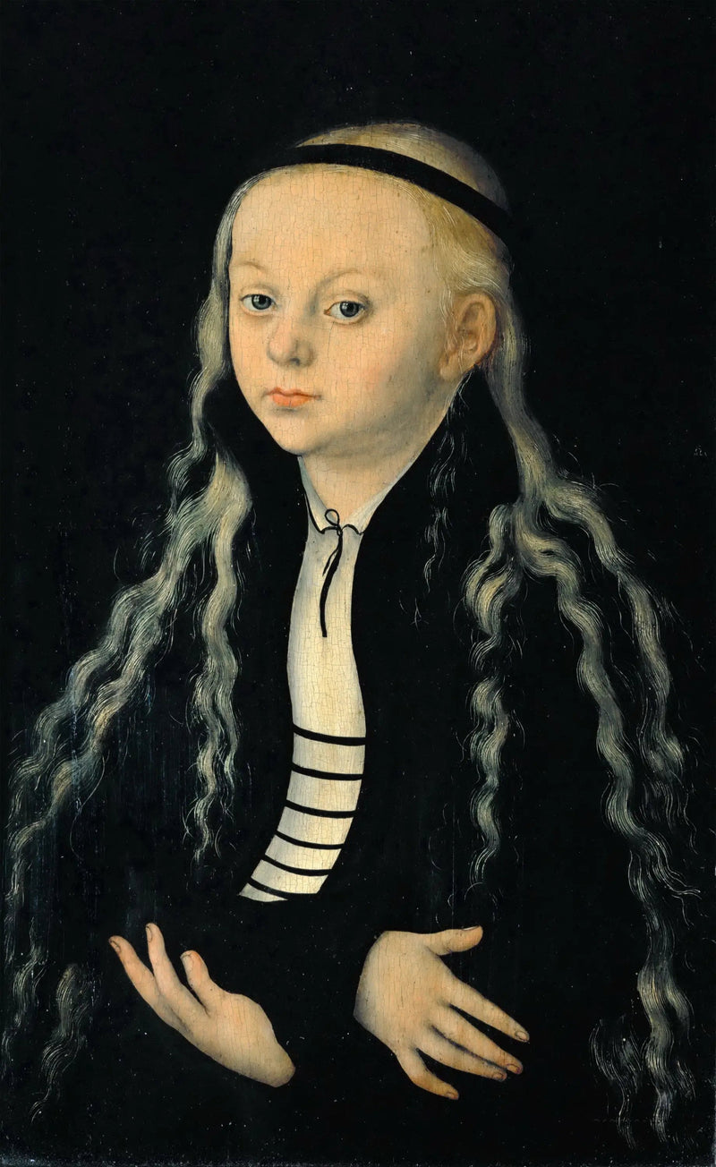 Portrett av Magdalena Luther, datter av reformatoren Martin Luther - Lucas Cranach den eldre