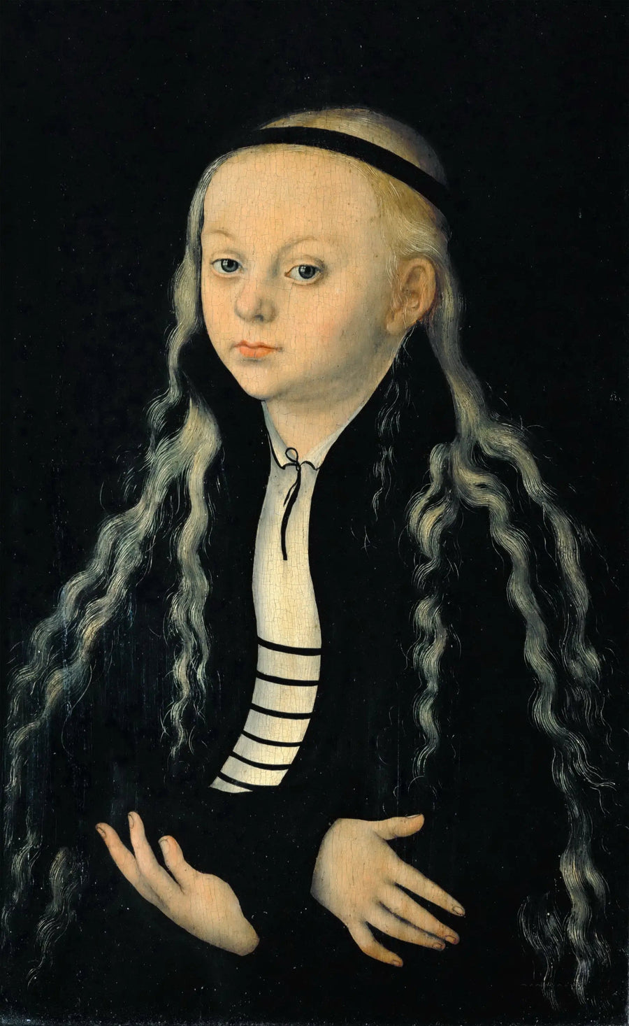Portrett av Magdalena Luther, datter av reformatoren Martin Luther - Lucas Cranach den eldre