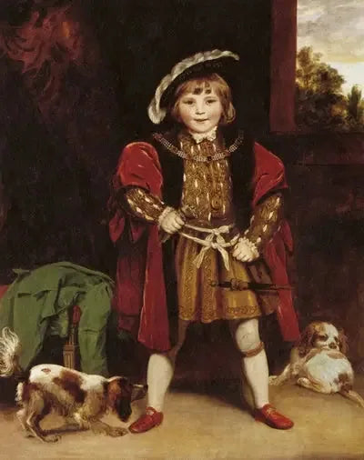 Portrett av Mester Crewe som Henrik VIII - Joshua Reynolds