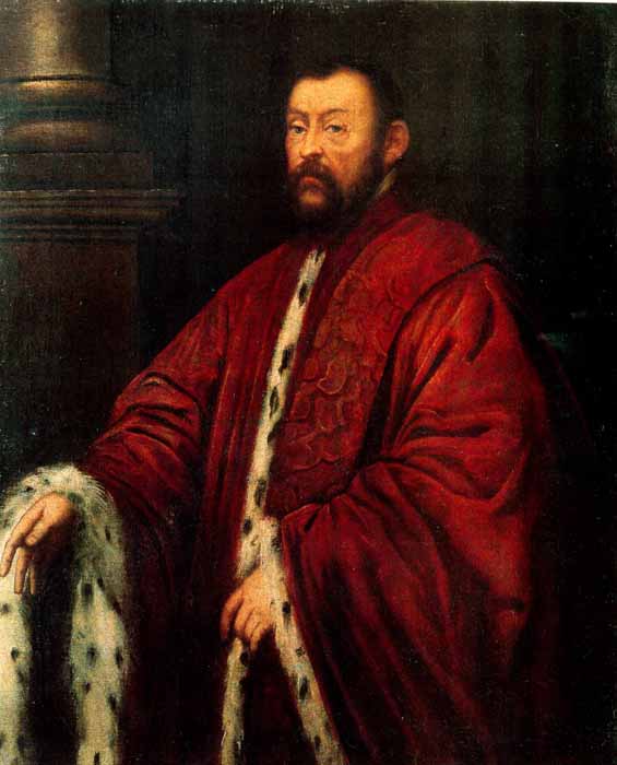 Portrett av Marcantonio Barbaro - Jacopo Tintoretto