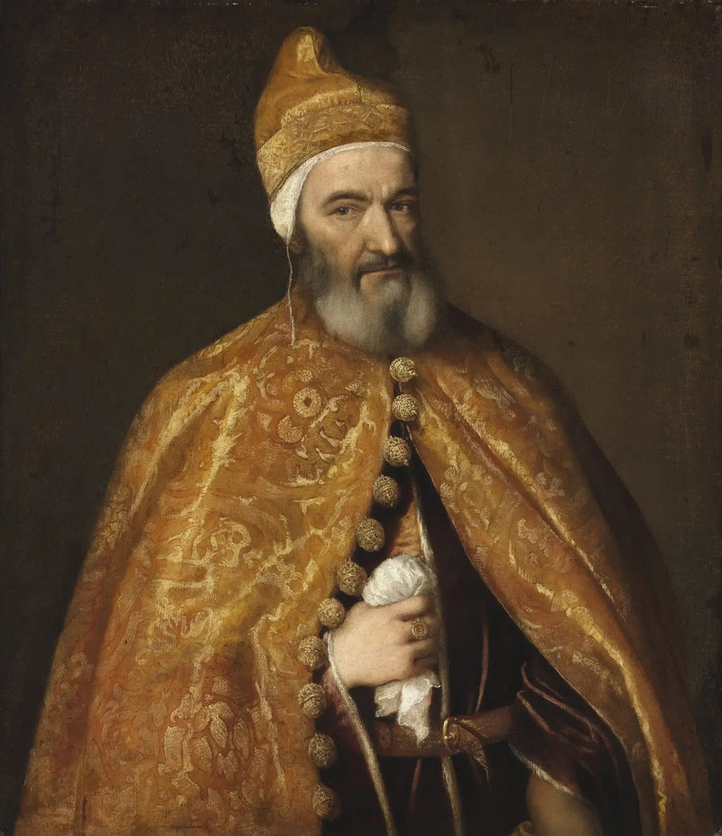 Portrett av Marcantonio Trevisan, Doge av Venezia - Titian