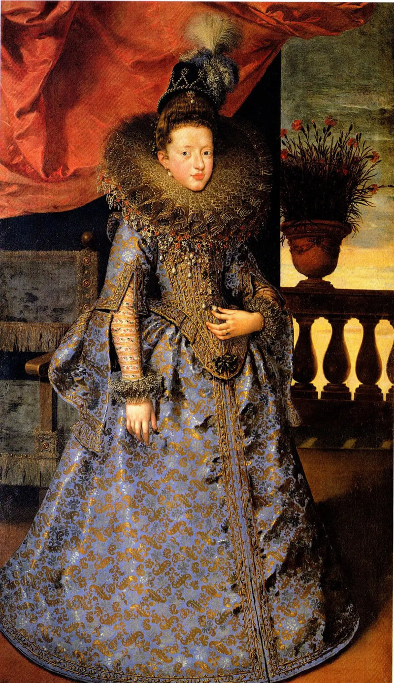 Portrett av Margherita Gonzaga (1591–1632), prinsesse av Mantova - Frans Pourbus den Yngre

Source:
Portrait de Margherita Gonzaga (1591–1632), princesse de Mantoue - Frans Pourbus the Younger