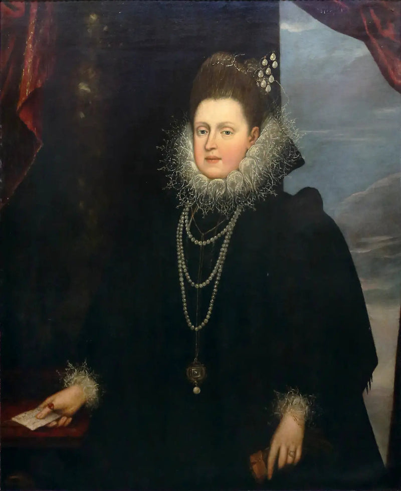 Portrett av Margherita Gonzaga d'Este - Frans Pourbus den Yngre

Source:
Portrait de Margherita Gonzaga d'Este - Frans Pourbus the Younger