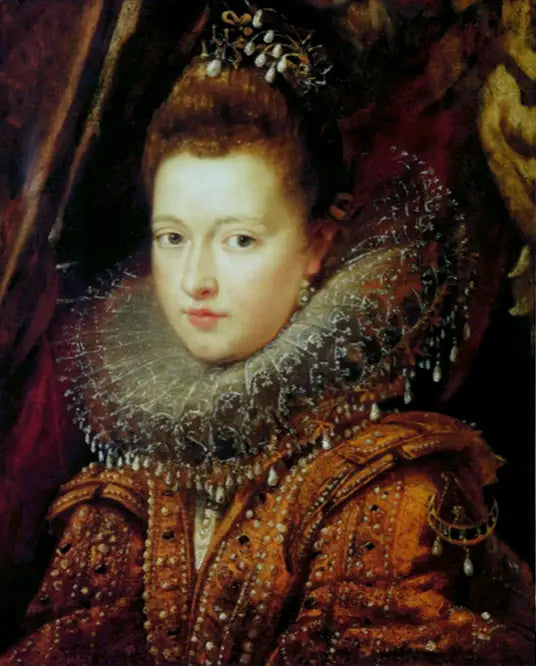Portrett av Margherita Gonzaga (fragment) - Peter Paul Rubens
