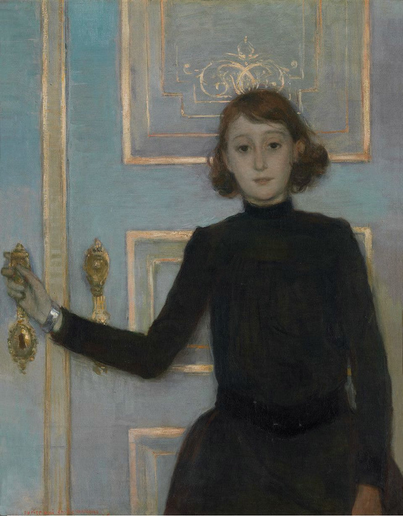 Portrett av Marguerite Van Mons - Théo van Rysselberghe