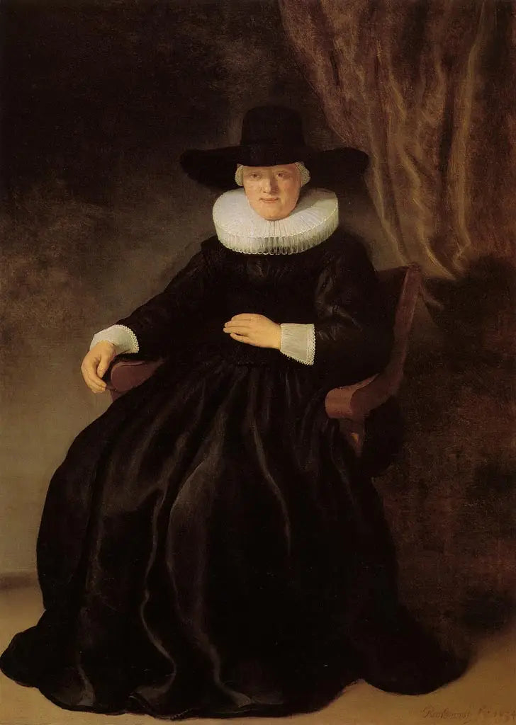 Portrett av Maria Bockenolle - Rembrandt