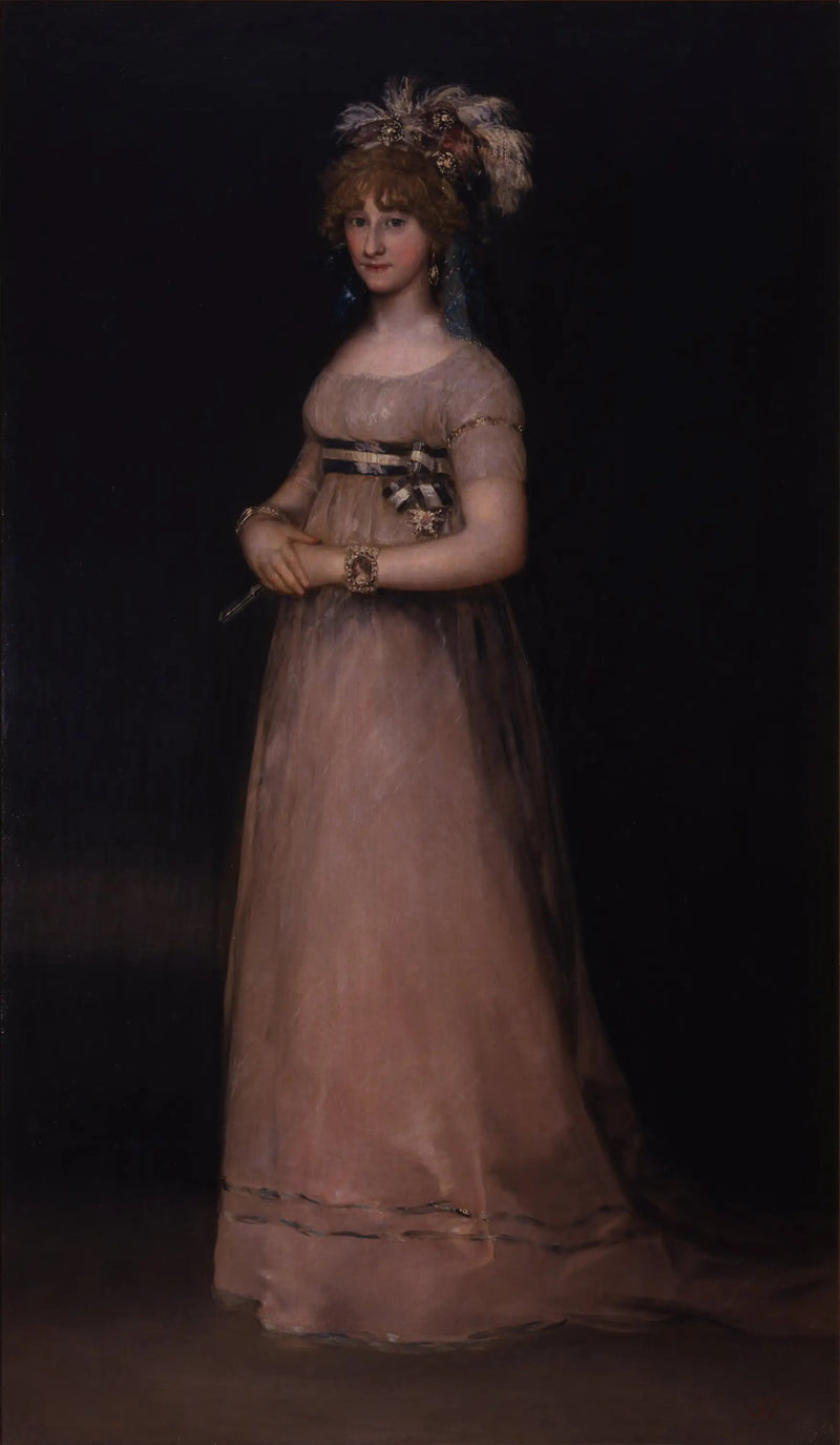 Portrett av María Luisa de Borbón y Vallabriga - Francisco de Goya