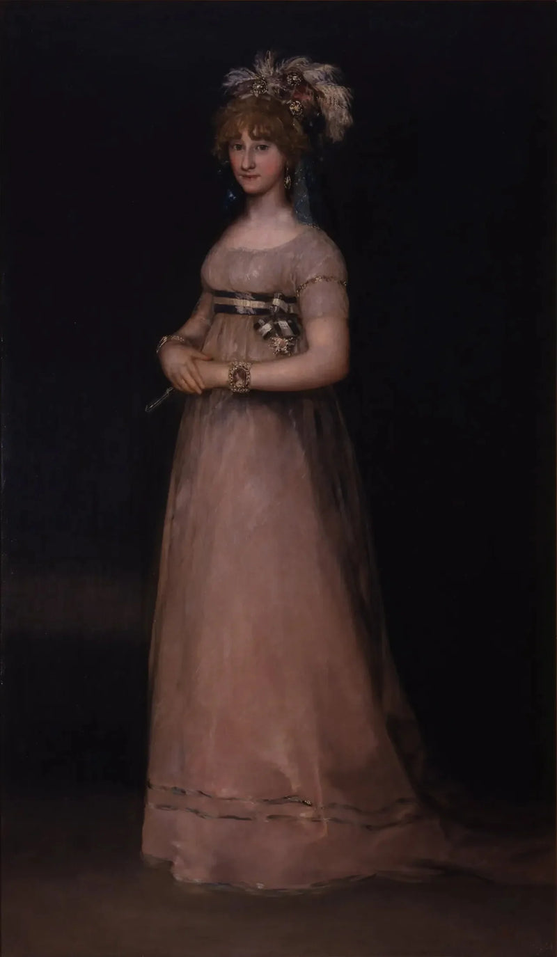 Portrett av María Luisa de Borbón y Vallabriga - Francisco de Goya