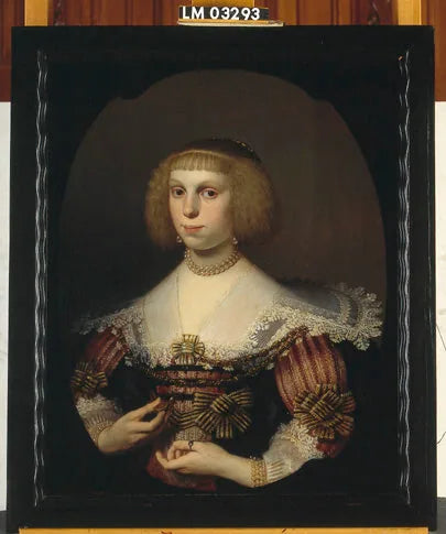 Portrett av Maria Strick (1618-1656) - Gerrit van Honthorst