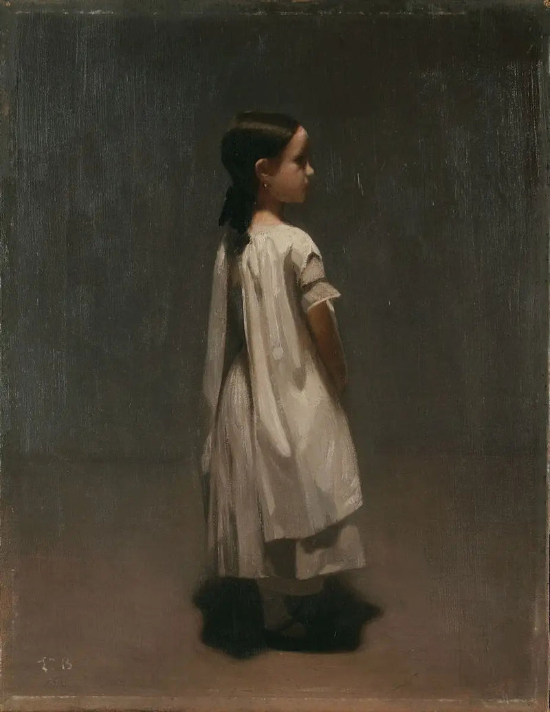 Portrett av Marie Bonnat, kunstnerens søster - Léon Bonnat