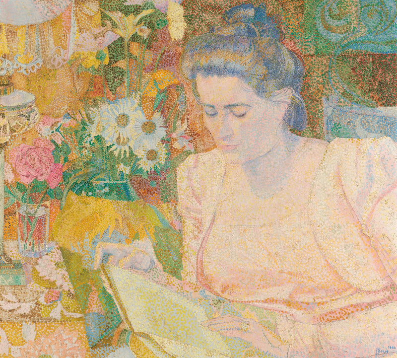 Portrett av Marie Jeanette de Lange - Jan Toorop
