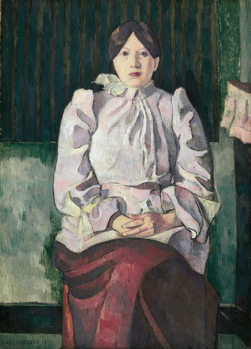 Portrett av Marie Lemasson - Émile Bernard