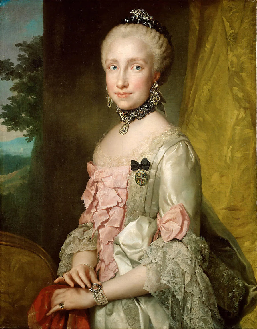 Portrett av Marie-Louise av Spania - Anton Raphael Mengs