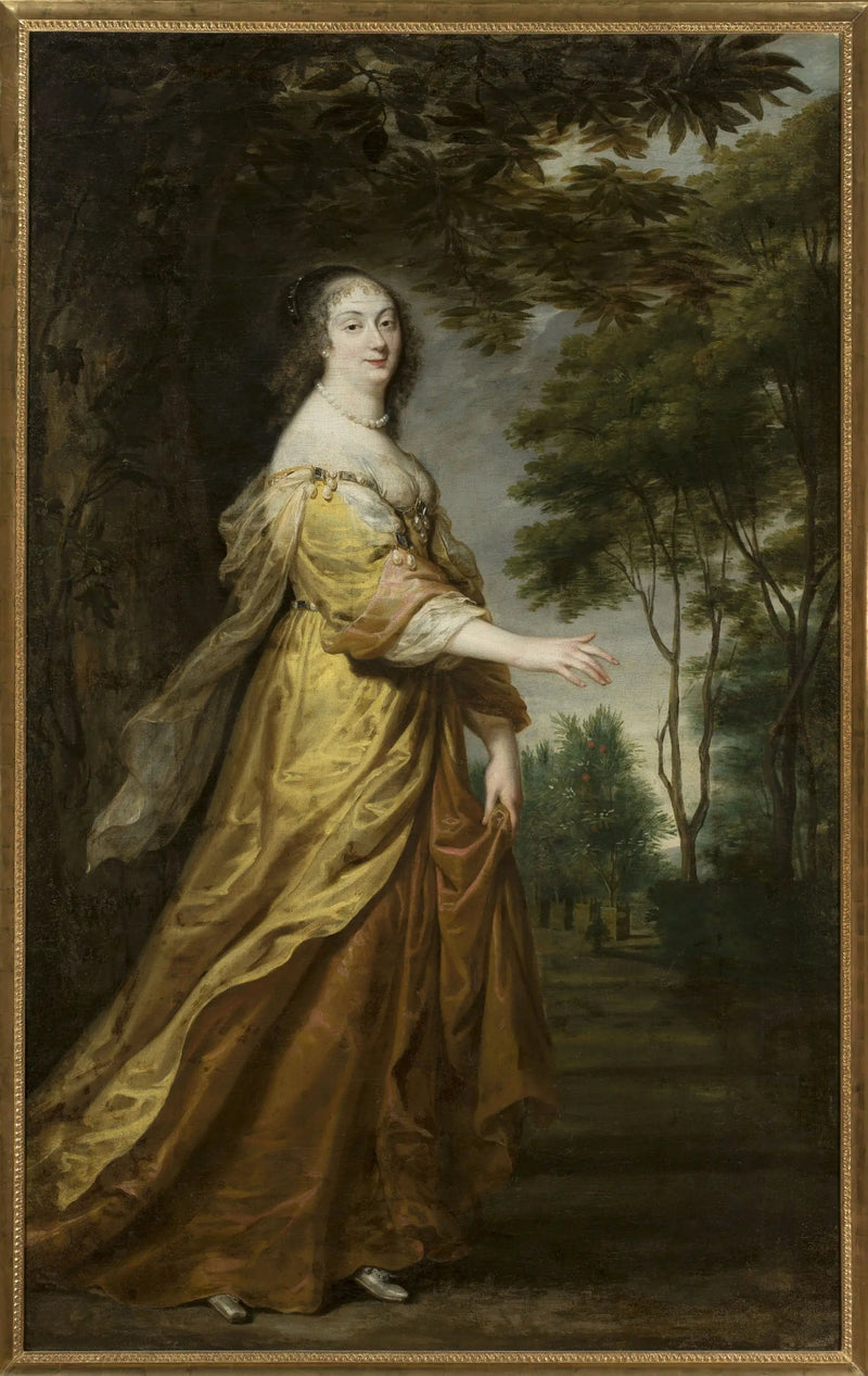 Portrett av Marie Louise Gonzague de Nevers. - Juste d'Egmont