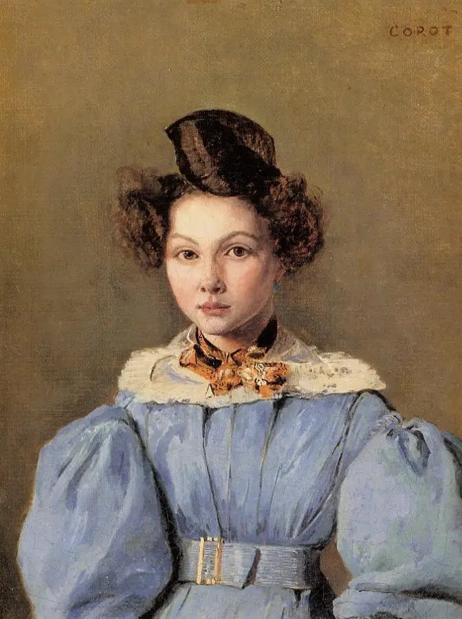 Portrett av Marie-Louise Laure Sennegon - Jean-Baptiste Camille Corot