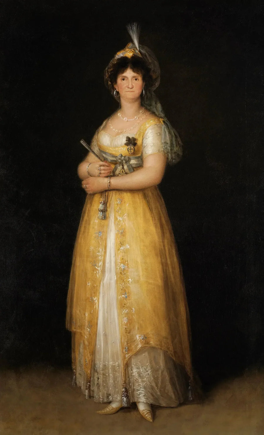 Portrett av Marie-Louise av Parma - Francisco de Goya