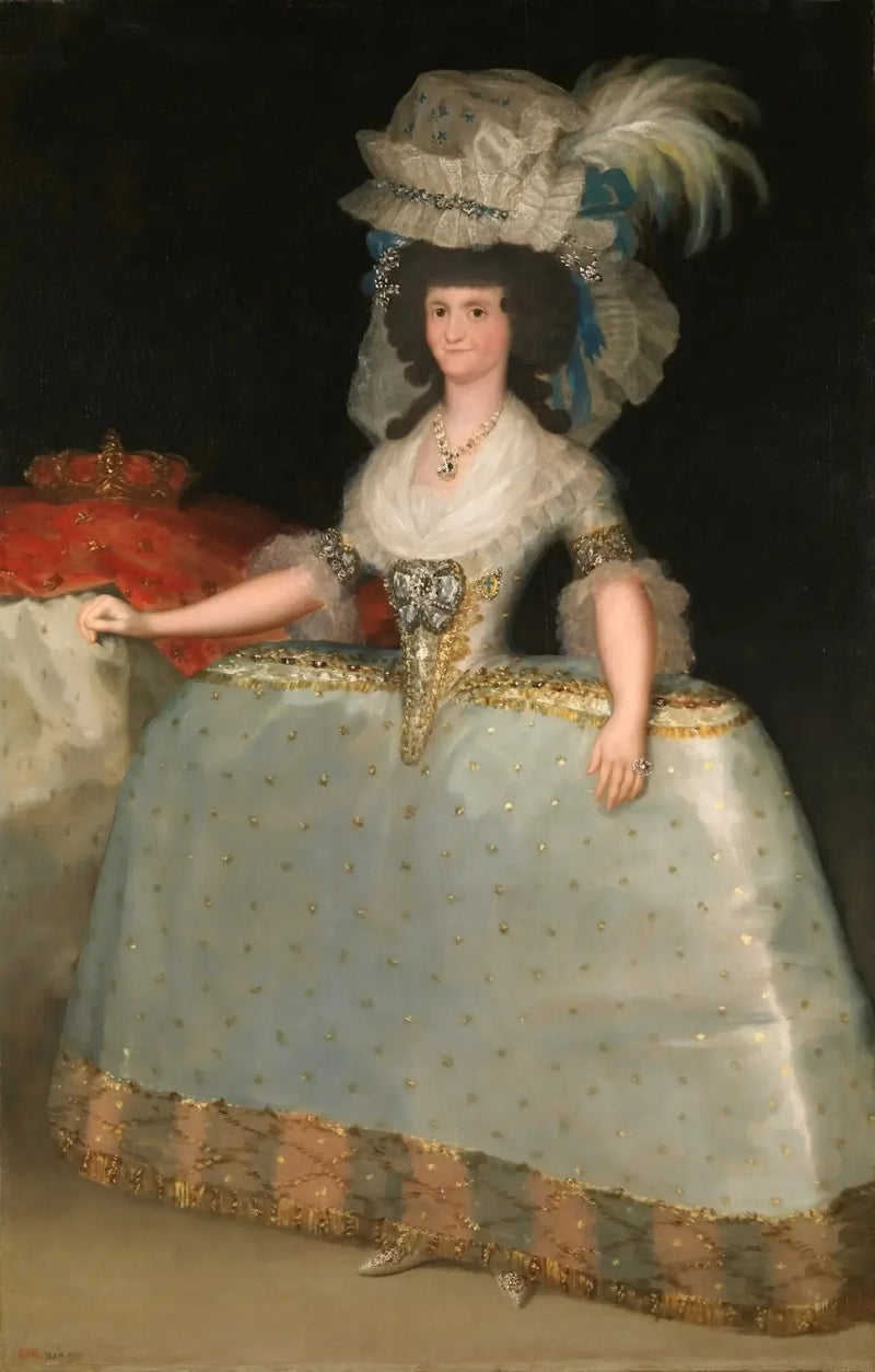 Portrett av Marie-Louise av Parma - Francisco de Goya